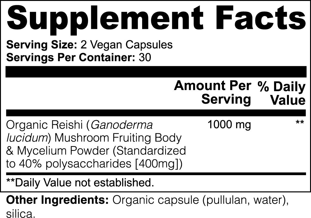 Premium Reishi Mushroom Immune Support